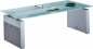 Exclusive Glas Schreibtisch 200 x 95cm