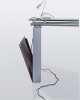 Exclusive Glas Schreibtisch 200 x 95cm
