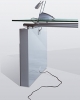 Exclusive Glas Schreibtisch 200 x 95cm