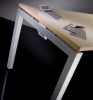 Designstuhl Acryl Weiss