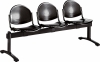Stahl Besucherbank 3 Sitzer