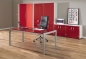 Glas Schreibtisch 160 x 80 cm