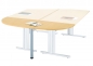 Halbkreis Anbautisch f�r Schreibtische