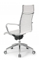 Design Drehstuhl in Chrom Leder