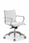 Design B�rostuhl in Chrom Leder
