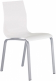 Designstuhl Acryl Weiss