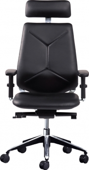 Ergonomischer Chefsessel in Leder