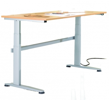 Elektrisch h�henverstellbarer Schreibtisch