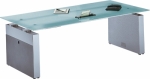 Exclusive Glas Schreibtisch 200 x 95cm