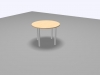 Runder Besuchertisch