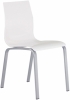 Designstuhl Acryl Weiss
