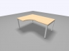 Schreibtisch 90� Steel6 - 160x120x60 cm