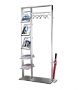 Garderobe mit Prospektregal