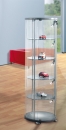 Runde Glasvitrine - Glasschaukasten