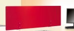 Schreibtisch Sichtschutz Plexiglas Rot oder Weiss